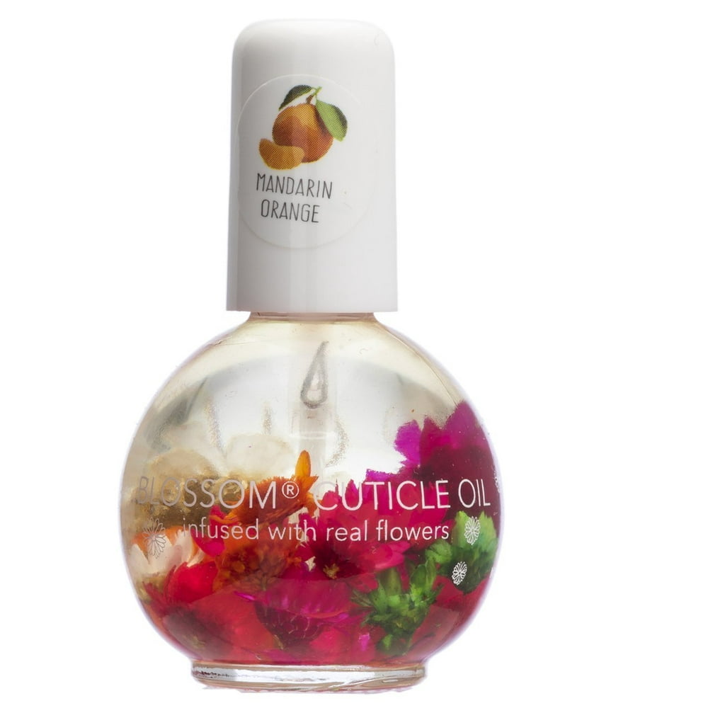 Blossom Scented Cuticle Oil (0.42 oz) infused with REAL flowers made