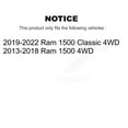 thumbnail image 2 of Transit Auto Front Hub Bearing Assembly Upper Lower Ball Joint Outer Inner Tie Rod End & Sway Bar Stabilizer Link Kit (6Pc) for Car Ram 1500 Classic 4WD - Left Right Side (Driver Passenger) K7T-107181, 2 of 11