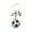 G, variant on Sports Ball Keychain Soccer Basketball Volleyball Keychain Pendant PVC Alloy Key Ring for Bag Backpack Sporty Decorations Sports Fan Gifts Team Event Party Favors 3.54 x 1.77 inches