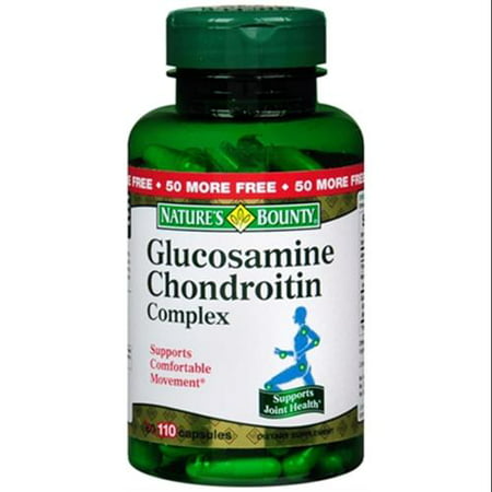 Nature's Bounty Glucosamine chondroïtine complexe Capsules 110 capsules (pack de 2)