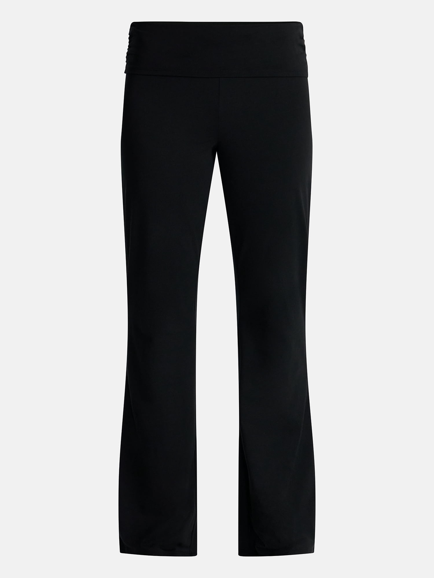 No Boundaries Cotton Blend Jersey Sleep Foldover Pants, 31'' Inseam, Women’s XXS-3X