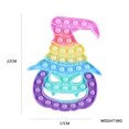 thumbnail image 2 of goowrom Halloween Bubble Fidget Toy, Pumpkin Witch Ghost Scarecrow Sensory Toy, 2 of 5