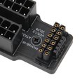 thumbnail image 3 of Adaptador en ángulo ATX 4 8P Up 32P a 16P 600W 12V HPWR Plug and Play tarjeta gráfica placa adaptadora de corriente para escritorio, 3 of 8
