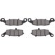 thumbnail image 1 of Semi-metallic Front & Rear Brake Pads Set for Kawasaki VN900 Vulcan Classic/Classic LT 2006-2014, 1 of 5