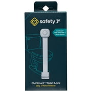 Safety 1st OutSmart Toilet Lock, White, Toddler