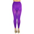 thumbnail image 2 of ToBeInStyle Women's Comfy Bold Color Footless Tights - Lilac - One Size, 2 of 6