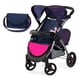 thumbnail image 1 of Bayer: Cochecito Twin Star - Azul, Rosa Fucsia, Unicornio - Para 2 Muñecas de hasta 46 cm, Bolso de Hombro, Cochecito Plegable para Hermanos, Juguete Infantil, 3+ años, 1 of 6