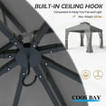 thumbnail image 4 of COOS BAY 10' x 10' Outdoor Patio Gazebo, Sturdy Steel Frame, 4 of 8