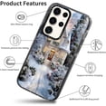 thumbnail image 4 of 2 Packs Christmas Transparent Print Phone Case for Samsung Galaxy A16 5G 6.7", Aesthetics Pattern Design Soft Silicone Xmas Cases, Shockproof Bumper Protector Camera Girls Women Cover, Tree, 4 of 5