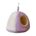 thumbnail image 2 of Winter Warm Bird Bed Hanging Hammock Hut, Comfortable Snuggle Nest House for Small Birds, Cage Accessories, Indoor Use Ground Desktop Placement, 2 of 6