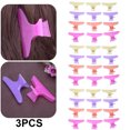 thumbnail image 1 of Juego 3 Clips Mariposa Plástico para Mujeres Herramientas Peinado Suministros Salón Bricolaje (12 Unidades Por Juego), 1 of 5