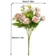 thumbnail image 2 of Flor de rosa artificial Decoración floral Flor de simulación Fiesta de boda Rosa falsa Decoración del hogar, 10 cabezas Inevent HA7988-00B, 2 of 6