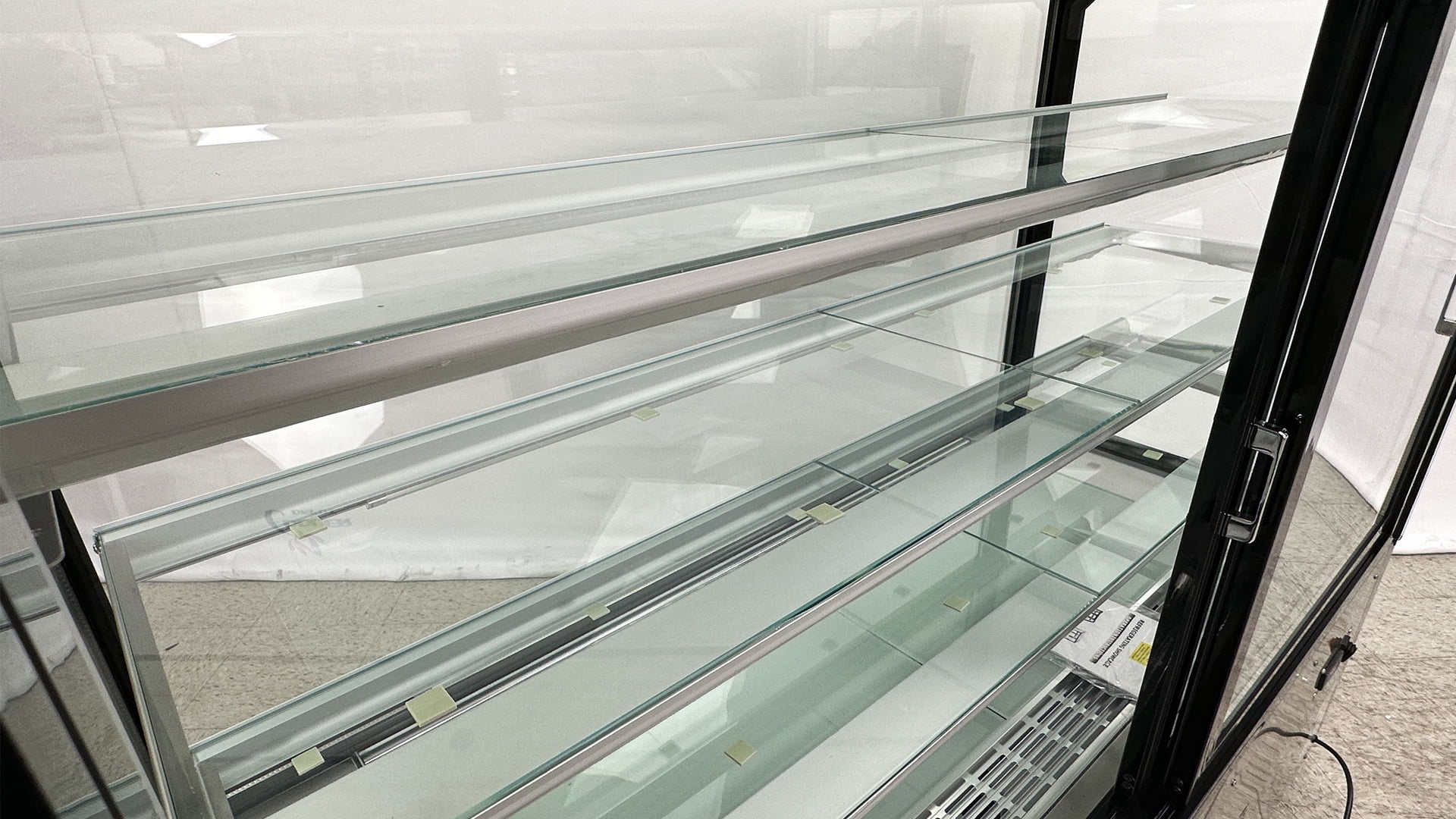 NSF 60 in. Commercial Galss Door Refrigerated Bakery Display 24 Cu.Ft. Refrigerator Case in Stainless Steel