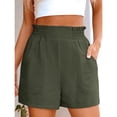 thumbnail image 6 of Shorts for Women Summer Casual Elastic High Waisted Wide Leg Cute Dressy 2026 Vacation Beach Clothes, S, 6 of 6