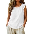 thumbnail image 2 of Tank Tops for Women Low Cut Sleeveless Muscle T Shirt Summer Glow Up Clothes, 2 of 6
