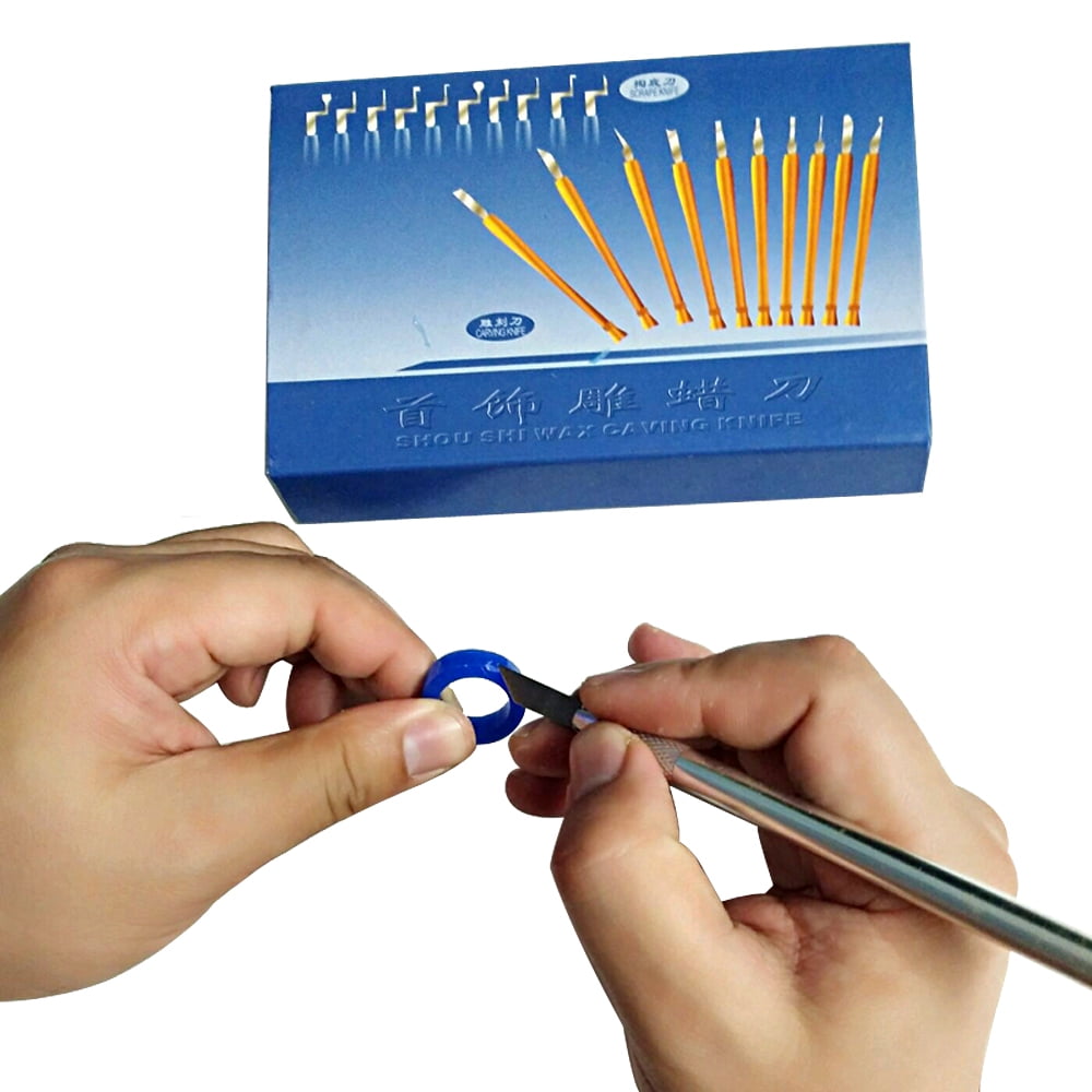 10 Pcs Wax Carvers Carving Knives Pottery Clay Sculpting Tool Set Steel Modeling Hand Tool