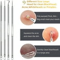 thumbnail image 3 of XIRQI 2026 New 1Set Blackhead Remover Pimple Popper Tool Kit, Professional Stainless Pimples Comedone Extractor Removal Tool for Face, Nose, Chin, Skin Care, Beauty Salon Use, 3 of 7