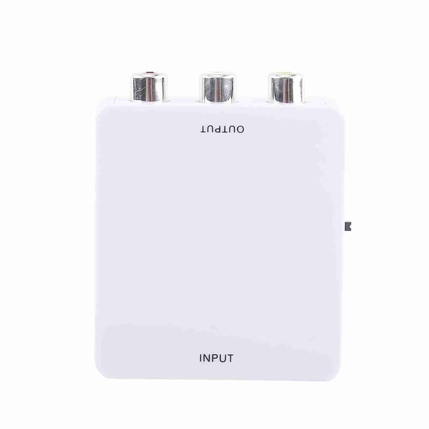 Adaptador A AV, Convertidor AV Digital Portátil En /negro, Visualizador Para Cámara HD, Proyección De DVD HD