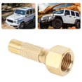 thumbnail image 3 of Brass Valve, Large Bore Brass High Strength Durable Brass Tyre Inflation Valve Locking on Function  for Motorcycle for Bike for Car, 3 of 8