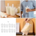 thumbnail image 6 of Self-supporting Nozzle Bag Wine Bag Beverage Bag Beer Bag Clear Liquor Pouches Refillable Drink Pouch Soy Milk Bag, 6 of 6