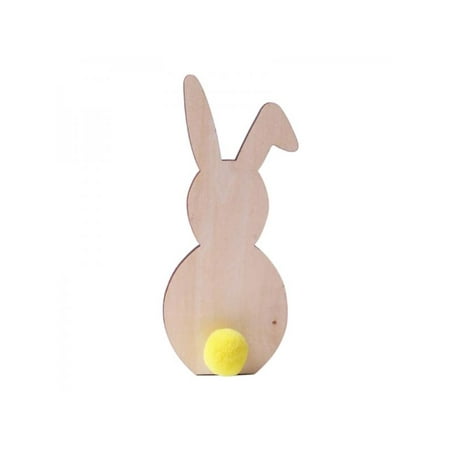 Nordic Wood - Topumt 1Pc Nordic Style Wooden Rabbit Children Room Decor Wood Craft Photography Props