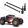 thumbnail image 6 of Almencla 2 Pieces 1/12 RC Car Drive Shaft Set RC Vehicle Axles Replacements Steel RC Car Accessory for AM D12 RC Car Model Accessories rear Dogbone, 6 of 8