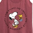 thumbnail image 3 of Peanuts - Good Things Are Coming Circle - Women's Racerback Tank Top, 3 of 6