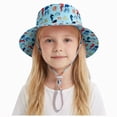 thumbnail image 5 of CAUYDY 6 12 18 Months Baby Sun Hats 2T 3T 4T Toddler Sun Hat 5-10T Kids Summer UPF 50+ for Girls Boys Adjustable Beach Hats with Bucket Wide Brim (Sizes 3-6 Years,Light Blue), 5 of 5