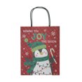 thumbnail image 5 of Christmas Medium Printed White Kraft Gift Bags, 16 Pack, 5 of 11