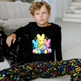 thumbnail image 4 of Little Boy Colorful Easter Bunnies Crewneck Sweatshirt - 100% Cotton Long Sleeve Pullover for Easter and Casual Wear, 4 of 6