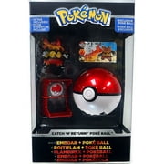 Pokemon TOMY Catch n Return Pokeball Emboar & Poke Ball Trainer's Choice Figure
