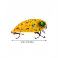 thumbnail image 3 of MInHoues Floating Crankbait Fishing Lure 2.09", Hard Plastic Imitation Bait for Freshwater Bass and Trout, Topwater Wobbler Tackle for Lake and River Angling, 3 of 6