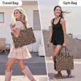 thumbnail image 6 of Large Capacity Tote Bag,Red Dog Art Footprint Handbag Fashion Luxury Tote Bag,15.7"x13"x 5.1" Inches,Laptop Compatible, 6 of 6
