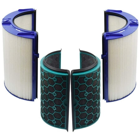 

HEPA Filter & Activated Carbon Filter Compatible with Dyson Air Purifier TP04 HP04 DP04 Sealed Two Stage 360° Filter System Pure Cool Purifying Fan