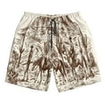 thumbnail image 4 of Bixox Men's Western Desert Cowboys2 printing Casual Classic Fit Short Summer Beach Shorts, 4 of 6