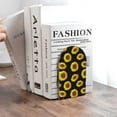 thumbnail image 6 of Sikiie Sunflower (2) Bookends 1 Pair, Wood Bookends for Shelves, Book Ends for Shelves, Book Shelf Holder for Home Office, 6 of 7