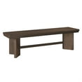 thumbnail image 1 of Lexicon Franco Wood Dining Bench in Walnut, 1 of 5