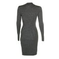 thumbnail image 2 of bar III Womens Metallic Sweater Dress, Metallic, X-Large, 2 of 3
