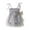 Gray, variant on LYHaoo Toddler Girls Sleeveless Bowknot Suspenders Dress Clothes,Vintage Girls Dress Sizes 18-24 Months Black