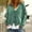 Green, variant on Womens Casual Crop Cardigan, 2024 Fall Winter Open Front Sweaters Lightweight V Neck Long Sleeve Button Cardigans Coat