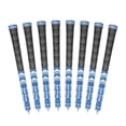 thumbnail image 1 of Empuñadura híbrida para palos de golf Golf Pride MCC, color azul/blanco, paquete de 8, 1 of 7