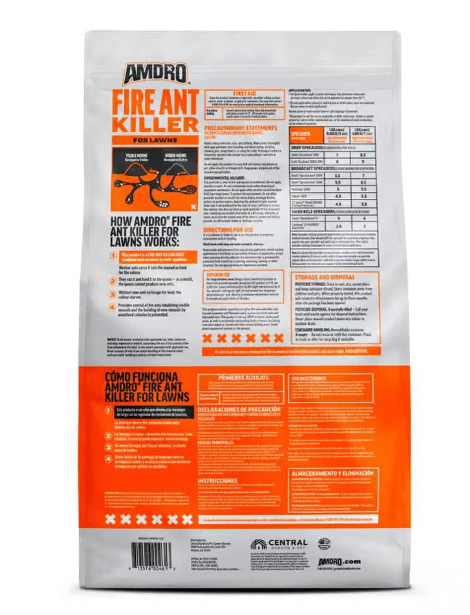 5 lb. 10,000 sq. ft. Outdoor Fire Ant Killer Yard Treatment Granule Bait with 3-Month Control (2-Pack)
