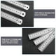 thumbnail image 3 of Stainless Steel Ruler Measuring Ruler Rulers Kids Metal Ruler Set Straight Rulers Metal Ruler Metric Ruler, 3 of 3
