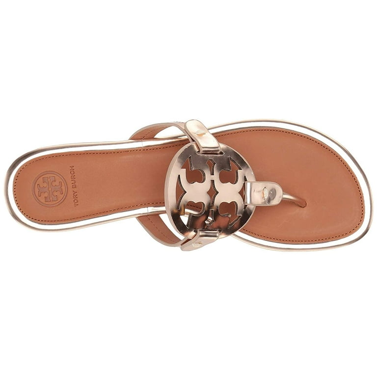 Tory burch miller online flip flop rose gold