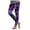 Hot Pink, variant on Women's 80s Leggings Neon Artistic Splash Printed Buttery Soft Stretchy Pants Sky Blue S
