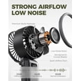 thumbnail image 4 of Diveblues Portable Turbo Fan, 100-Speed Rechargeable Handheld Fan with LED Display for Travel, Office and Outdoor Use, 4 of 10