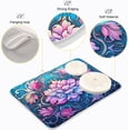 thumbnail image 4 of Dish Drying Mat Mandala Lotus Flower Absorbent Dry Mats for Dishes Draining Pad for Kitchen Countertop 16" x 18", 4 of 7