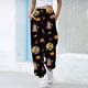 thumbnail image 2 of Pantalones de pierna ancha sueltos de cintura alta ajustados deportivos casuales de moda para mujer de Halloween Fridja alkflakhf35117, 2 of 5
