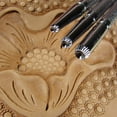 thumbnail image 4 of Leather Stamping Tools, Lined Seeder Stamps, Set of 3 Leather Stamping Tools, Craft Japan Leathercraft Tools, 4 of 6