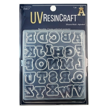 Blue Moon Studio™ UV Resin Craft Alphabet Flat Mold